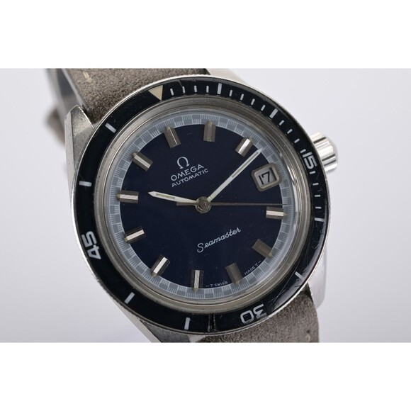 Omega Seamaster 60 Big Crown 166.062 36mm Automatic Blue Men's Watch - Picture 6 of 12